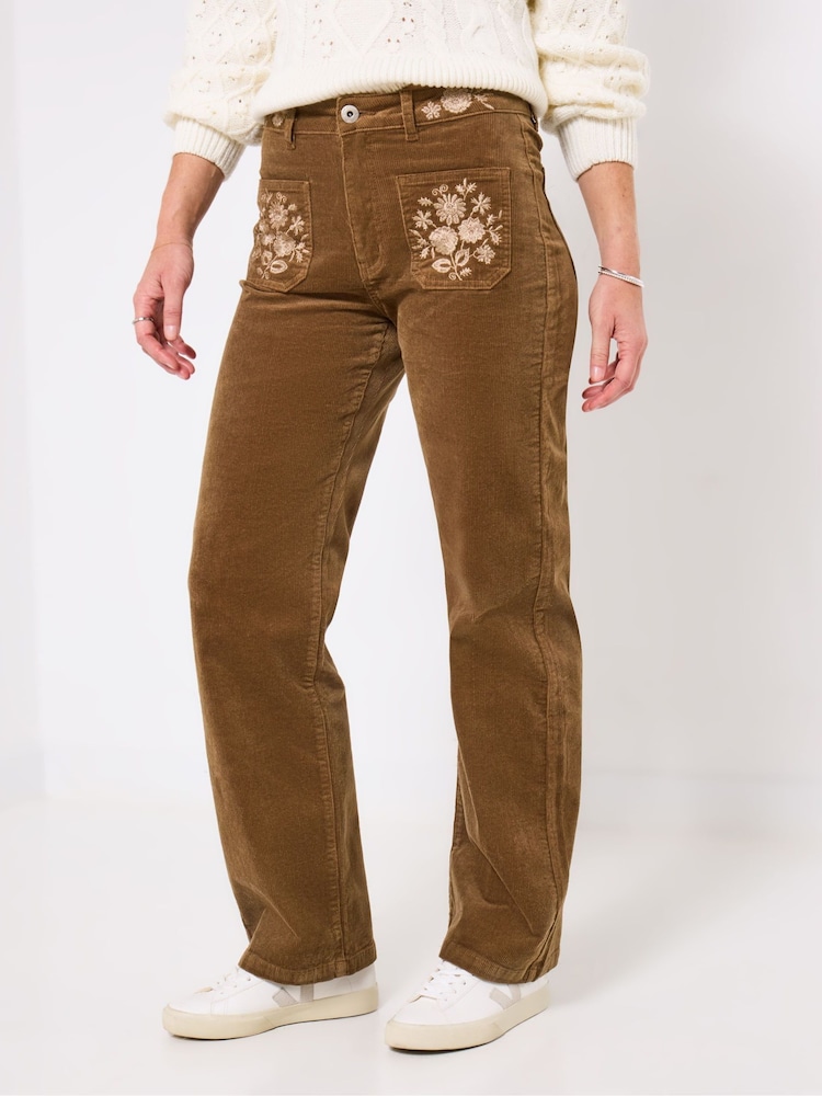Joe Browns Brown Cord Trousers - Image 1 of 5