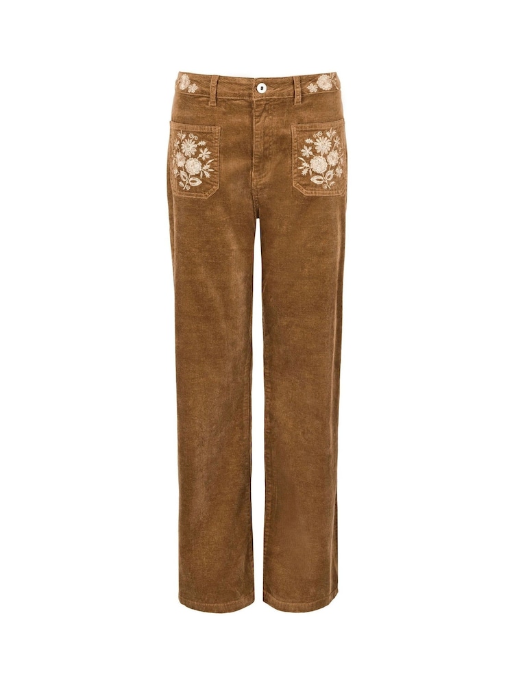 Joe Browns Brown Cord Trousers - Image 5 of 5