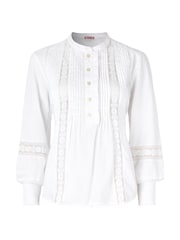 Joe Browns White Lace Trim Blouse - Image 6 of 7