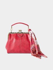 Joe Browns Pink Detachable Long Body Strap And Scarf Bag - Image 4 of 6