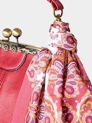 Joe Browns Pink Detachable Long Body Strap And Scarf Bag - Image 5 of 6