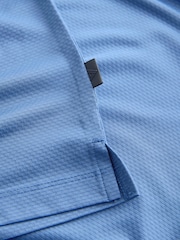 Steel Blue Active Golf Textured Training Polo Shirt - Image 3 of 3