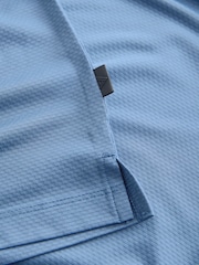 Steel Blue Active Golf Textured Training Polo Shirt - Image 8 of 8