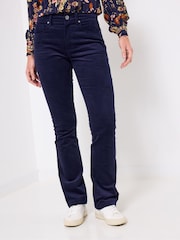 Joe Browns Blue Bootcut Cord Trousers - Image 1 of 5