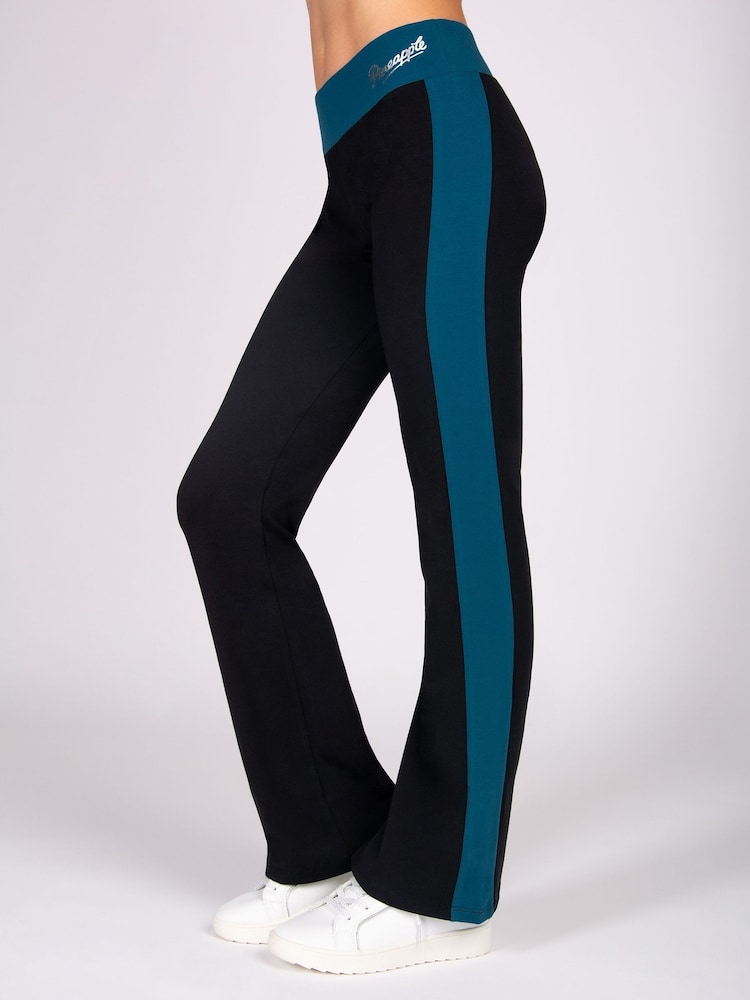 Pineapple Black Panel Bootcut Jersey Trousers - Image 1 of 5 Pineapple Black Panel Bootcut Jersey Trousers - Image 1 of 5