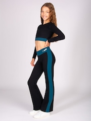 Pineapple Black Panel Bootcut Jersey Trousers - Image 4 of 5