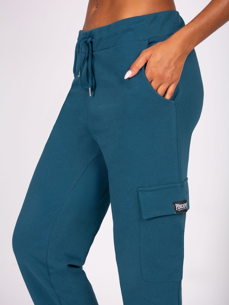 Pineapple Blue Womens Cargo Joggers - Image 2 of 5