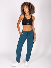 Pineapple Blue Womens Cargo Joggers - Image 3 of 5