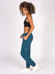 Pineapple Blue Womens Cargo Joggers - Image 4 of 5