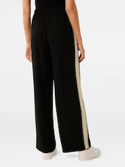 Forever New Black Aleyna Side Striped Wide Leg Joggers - Image 2 of 5