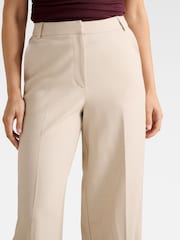 Forever New Cream Lulu Wide Leg Trousers - Image 3 of 5