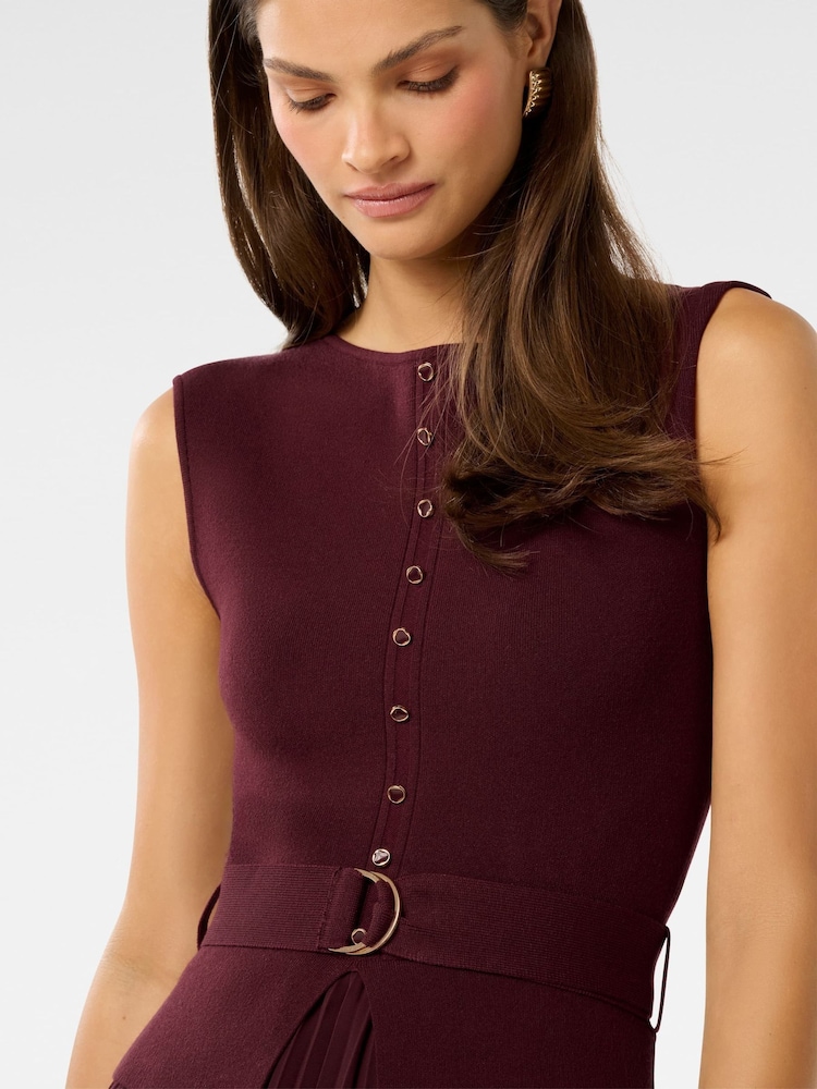 Buy Forever New Brown Lelani Pleated Hem Midi Dress from Next Argentina