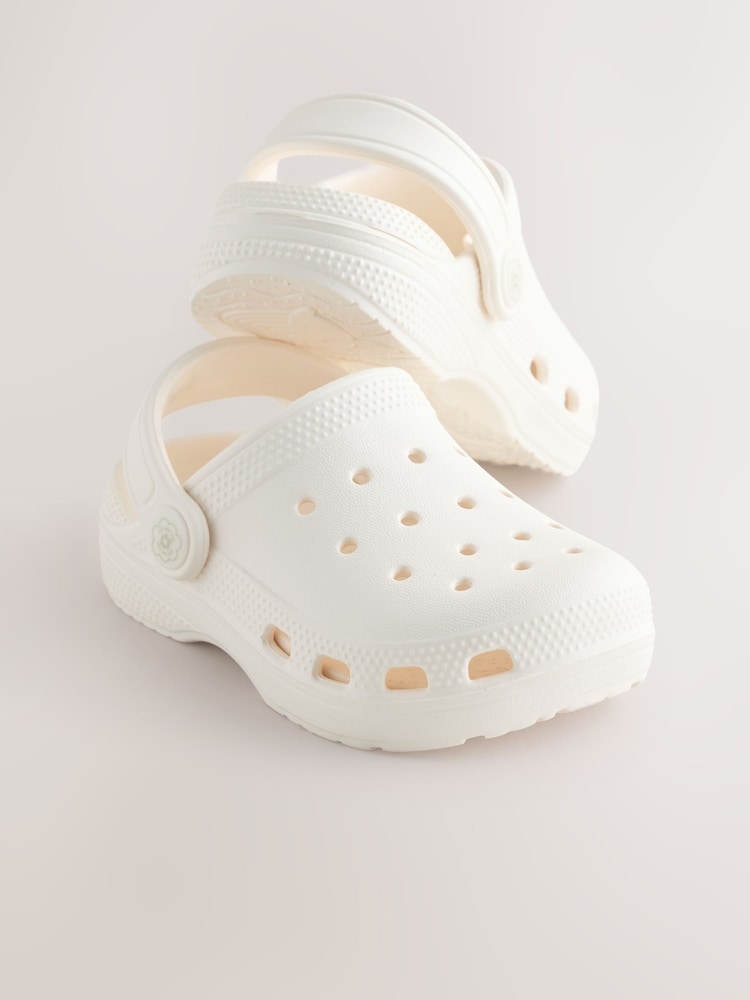 Bone Wide Fit (G) Comfort Clogs - Image 1 of 5
