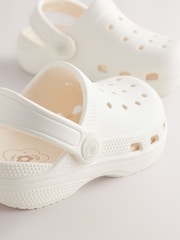 Bone Wide Fit (G) Comfort Clogs - Image 3 of 5