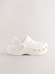 Bone Wide Fit (G) Comfort Clogs - Image 4 of 5