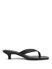 Steve Madden Black Tracie Heeled Sandals - Image 1 of 6