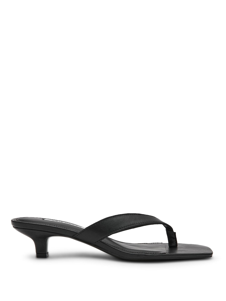 Steve Madden Black Tracie Heeled Sandals - Image 1 of 6