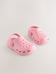 Pink Wide Fit (G) Comfort Clogs - Image 1 of 5