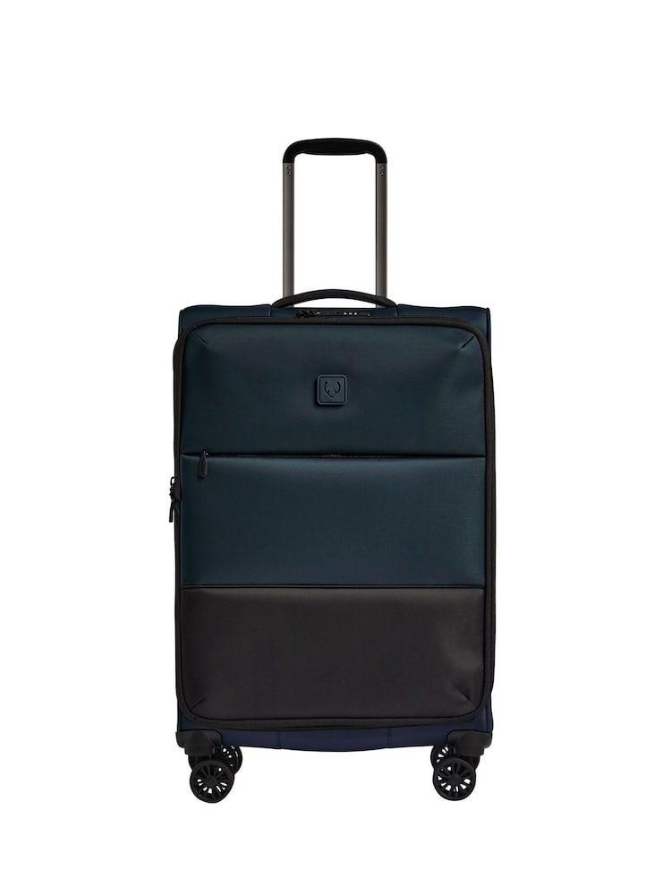 Antler Blue Soft Stripe Luggage - Image 1 of 5
