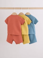 Orange/Blue/Yellow Tops and Shorts 6 Piece Baby Set (0mths-2yrs) - Image 2 of 14
