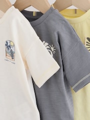 Mono/Fluro Yellow Palms - Tops and Shorts Baby Set 6 Piece (0mths-3yrs) - Imaginea 13 din 16