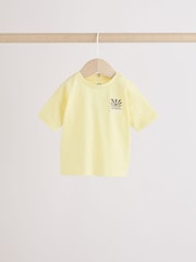 Mono/Fluro Yellow Palms - Tops and Shorts Baby Set 6 Piece (0mths-3yrs) - Imaginea 5 din 16