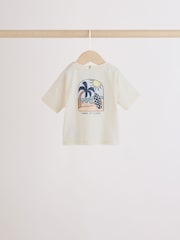 Mono/Fluro Yellow Palms - Tops and Shorts Baby Set 6 Piece (0mths-3yrs) - Imaginea 9 din 16