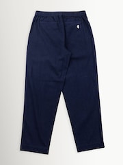 Folk Blue Herringbone Drawcord Assembly Trousers - Image 2 of 4