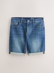 Blau - Enge Passform - Denim-Shorts mit Stretchanteil - Bild 1 von 5