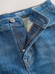 Blau - Enge Passform - Denim-Shorts mit Stretchanteil - Bild 3 von 5