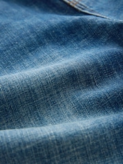 Blue Skinny Fit Stretch Denim Shorts - Image 6 of 9