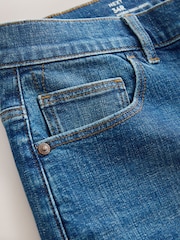 Blue Skinny Fit Stretch Denim Shorts - Image 8 of 9