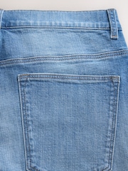 Bright Blue Slim Fit Stretch Denim Shorts - Image 11 of 11