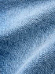 Bright Blue Slim Fit Stretch Denim Shorts - Image 8 of 11