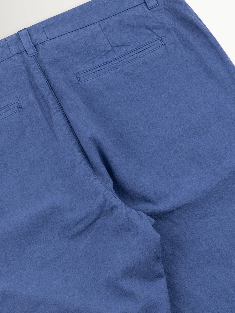 Folk Blue Woad Cotton Linen Trousers - Image 9 of 9 Folk Blue Woad Cotton Linen Trousers - Image 9 of 9