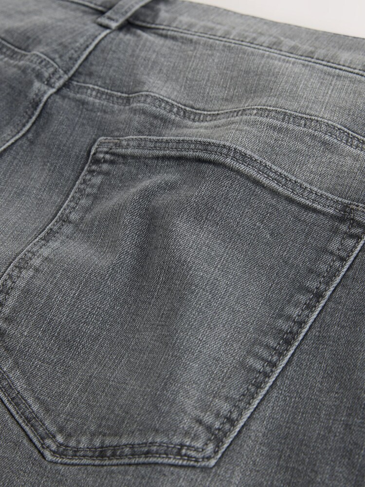 Gris - Coupe ajustée  - Jean Shorts extensibles - Image 5 de 5