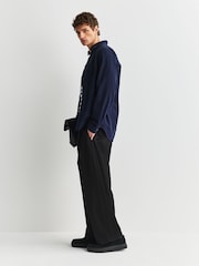 Folk Blue Curve Pocket Long Sleeve Shirt - Image 3 of 11