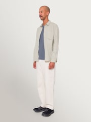 Folk Brown Curve Pocket Long Sleeve Shirt - Image 4 of 11