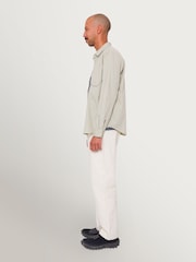 Folk Brown Curve Pocket Long Sleeve Shirt - Image 6 of 11