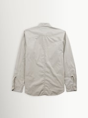 Folk Brown Curve Pocket Long Sleeve Shirt - Image 8 of 11