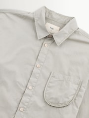 Folk Brown Curve Pocket Long Sleeve Shirt - Image 9 of 11