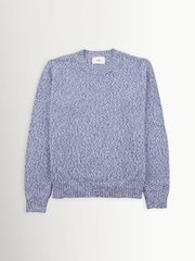 Folk Blue Chain Crew Jumper - Image 1 of 5