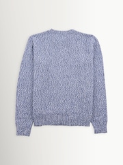 Folk Blue Chain Crew Jumper - Image 2 of 5