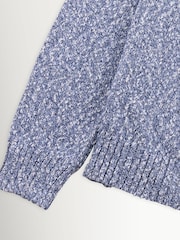 Folk Blue Chain Crew Jumper - Image 7 of 8