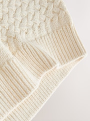 Ecru - Tank i kabelstrikk - Bilde 3 av 3