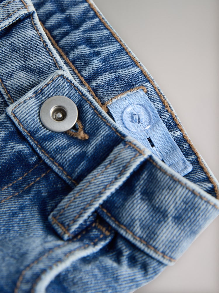 כחול מיד/כהה - The Set מארז של 2 זוגות מכנסי ג'ינס בגזרה ישרה - תמונה 6 מתוך 6