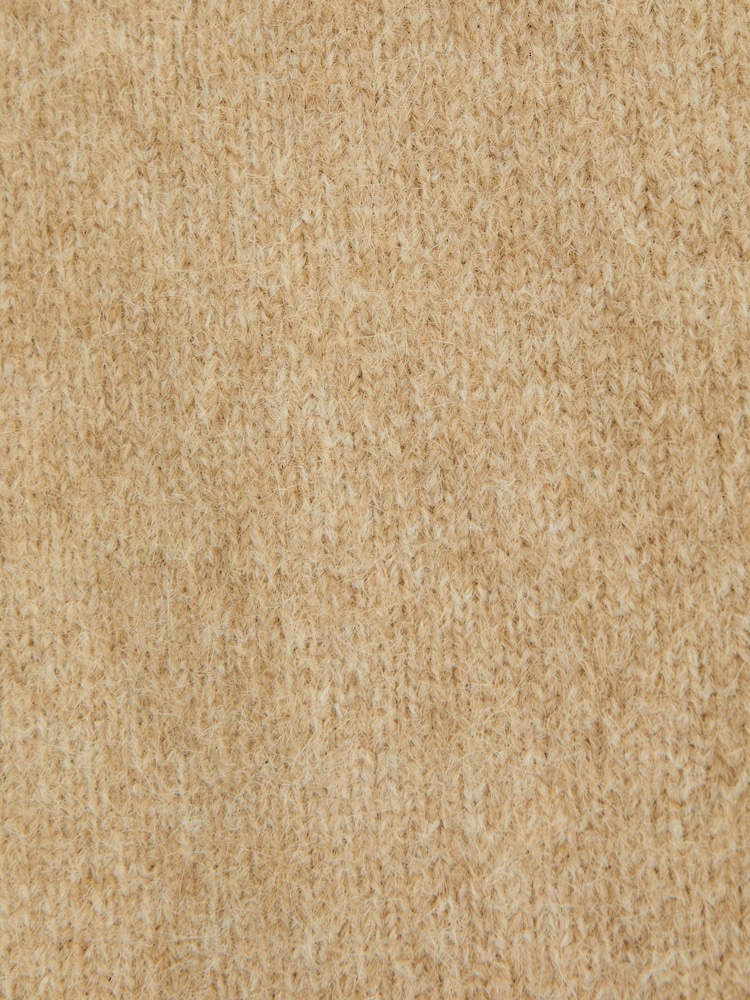 Abercrombie & Fitch Brown Icon Fuzzy Crew Neck Jumper - Image 2 of 2