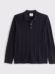 Abercrombie & Fitch Blue Sleeve Polo Shirt - Image 1 of 2