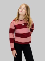 Calvin Klein Red Long Sleeve Striped T-Shirt - Image 1 of 6