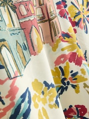 Beige/Orange Floral - Kaftan přes hlavu - Obrázek 3 z 3